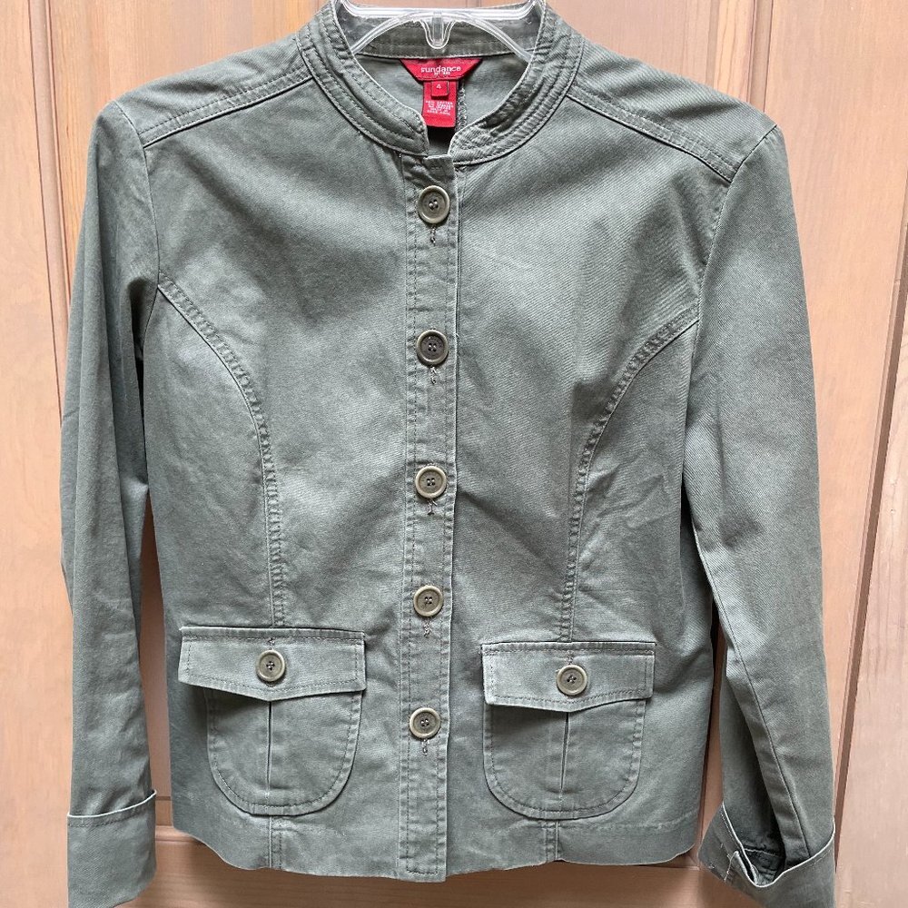 Sundance Women's Military Sage Green Jacket - Sz 4